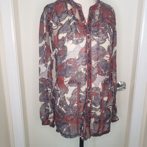 Vintage Anthropologie TieDye Blouse